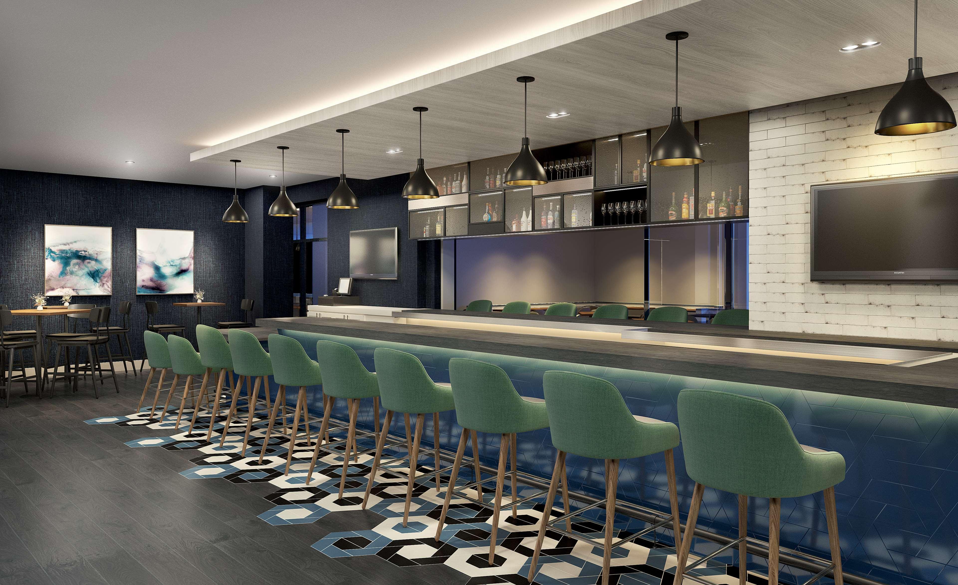 Hyatt Place New York Chelsea Esterno foto 3D rendering of the interior of the bar